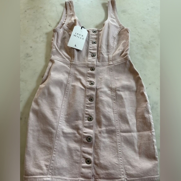 RUMNEY Pencil Denim Mini Dress - Picture 6 of 7